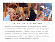 Tablet Screenshot of holycovenantucc.org